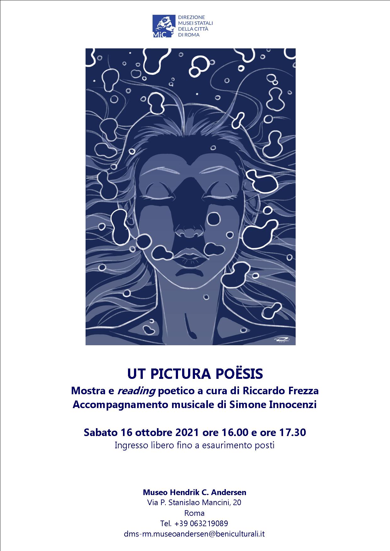 UT PICTURA POËSIS  Mostra e reading poetico a cura di Riccardo Frezza / Accompagnamento musicale di Simone Innocenzi